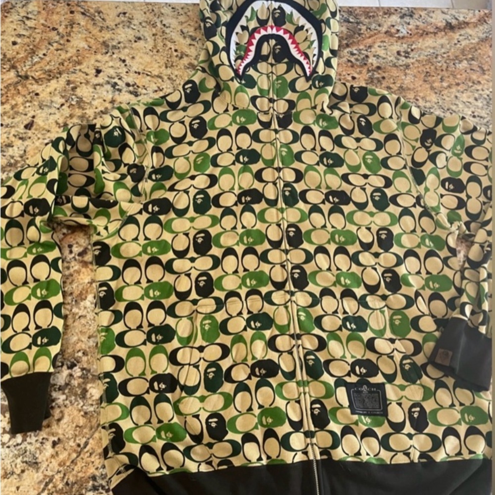 Coach X Bape zip up